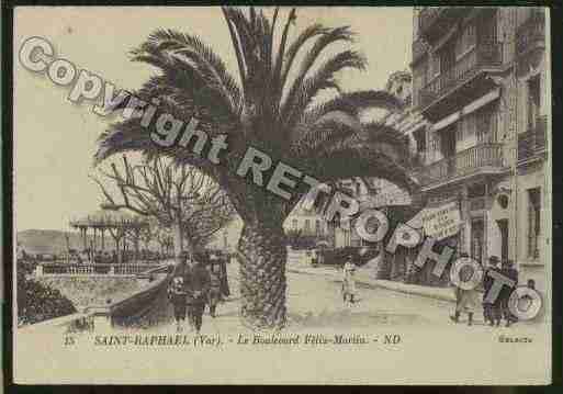 Ville de SAINTRAPHAEL Carte postale ancienne