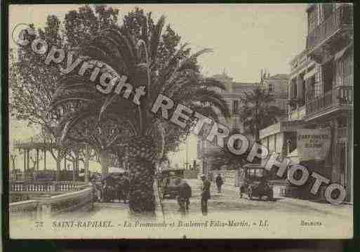 Ville de SAINTRAPHAEL Carte postale ancienne