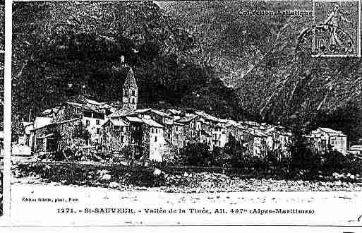 Ville de SAINTSAUVEURSURTINEE Carte postale ancienne