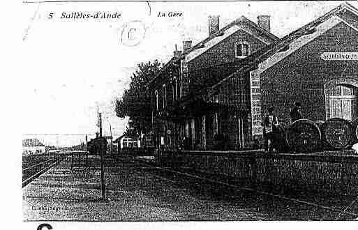 Ville de SALLELESD\'AUDE Carte postale ancienne