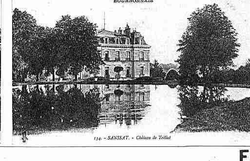 Ville de SANSSAT Carte postale ancienne