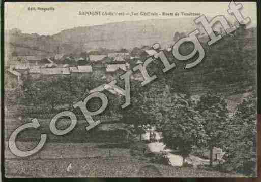 Ville de SAPOGNEETFEUCHERES Carte postale ancienne Ville de SAPOGNEETFEUCHERES Carte postale ancienne