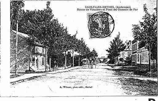 Ville de SAULTLESRETHEL Carte postale ancienne