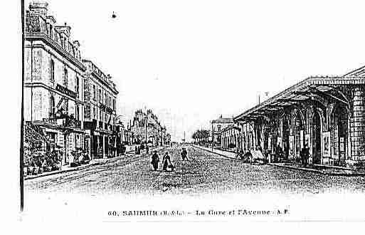 Ville de SAUMUR Carte postale ancienne