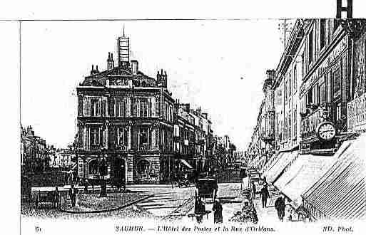 Ville de SAUMUR Carte postale ancienne