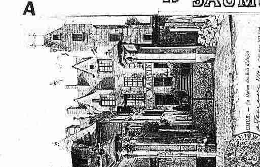 Ville de SAUMUR Carte postale ancienne