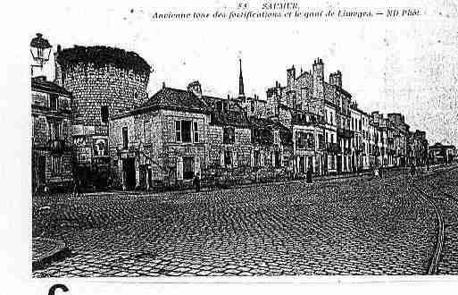 Ville de SAUMUR Carte postale ancienne