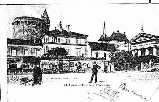 Ville de SAUMUR Carte postale ancienne