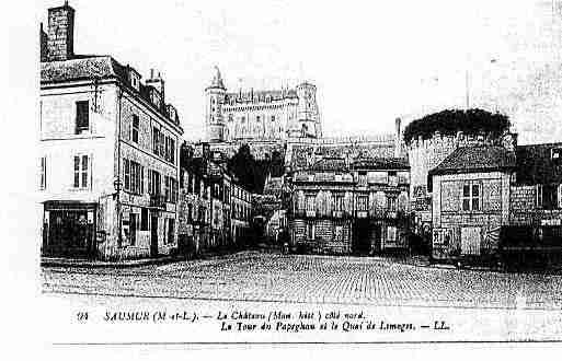 Ville de SAUMUR Carte postale ancienne