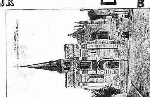 Ville de SAUMUR Carte postale ancienne