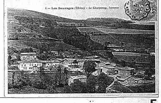 Ville de SAUVAGES(LES) Carte postale ancienne