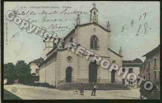 Ville de SAUVAGES(LES) Carte postale ancienne