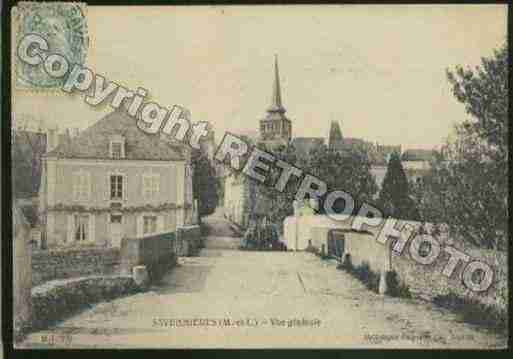 Ville de SAVENNIERES Carte postale ancienne