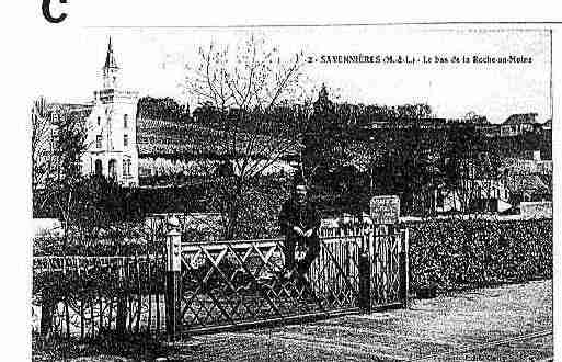 Ville de SAVENNIERES Carte postale ancienne