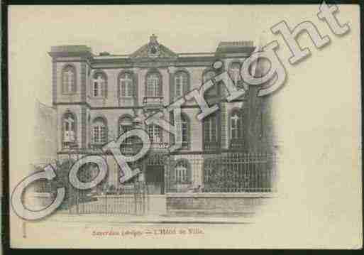 Ville de SAVERDUN Carte postale ancienne