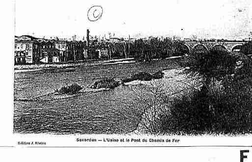 Ville de SAVERDUN Carte postale ancienne