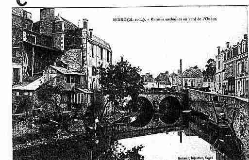 Ville de SEGRE Carte postale ancienne