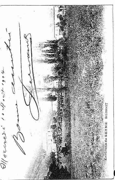 Ville de SELONNET Carte postale ancienne Ville de SELONNET Carte postale ancienne