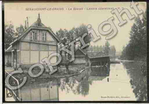 Ville de SERAUCOURTLEGRAND Carte postale ancienne