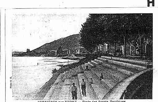 Ville de SERRIERES Carte postale ancienne