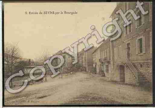 Ville de SEYNE Carte postale ancienne