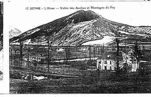 Ville de SEYNE Carte postale ancienne