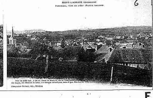 Ville de SIGNYL\\\'ABBAYE Carte postale ancienne
