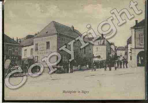 Ville de SIGNYL\\\'ABBAYE Carte postale ancienne