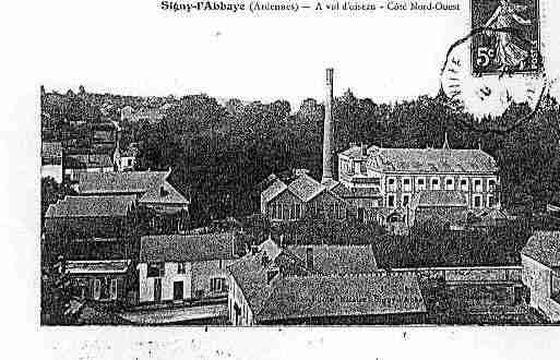Ville de SIGNYL\\\'ABBAYE Carte postale ancienne Ville de SIGNYL\\\'ABBAYE Carte postale ancienne