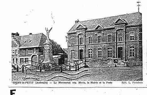 Ville de SIGNYLEPETIT Carte postale ancienne Ville de SIGNYLEPETIT Carte postale ancienne