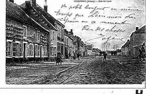Ville de SISSONNE Carte postale ancienne