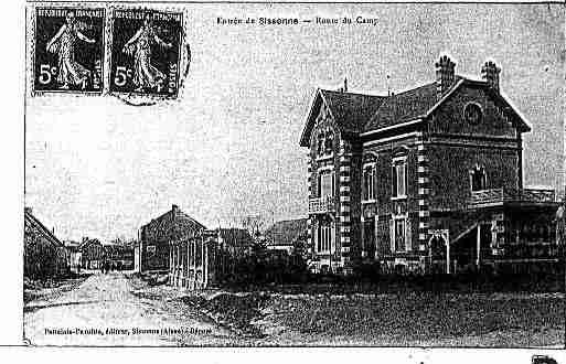 Ville de SISSONNE Carte postale ancienne