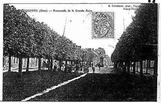 Ville de SISSONNE Carte postale ancienne