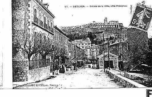 Ville de SISTERON Carte postale ancienne