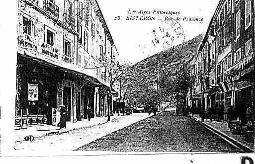 Ville de SISTERON Carte postale ancienne