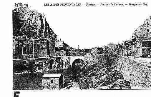 Ville de SISTERON Carte postale ancienne