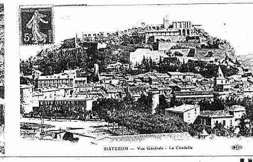 Ville de SISTERON Carte postale ancienne