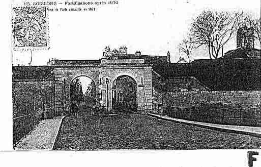 Ville de SOISSONS Carte postale ancienne