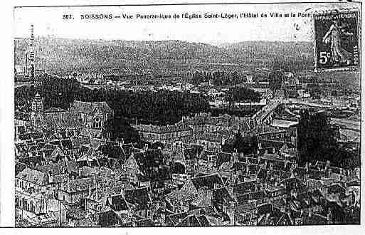 Ville de SOISSONS Carte postale ancienne