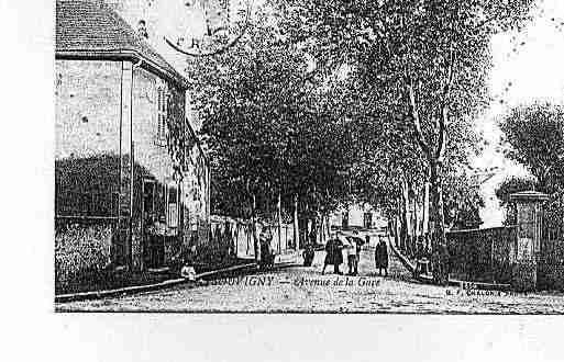 Ville de SOUVIGNY Carte postale ancienne
