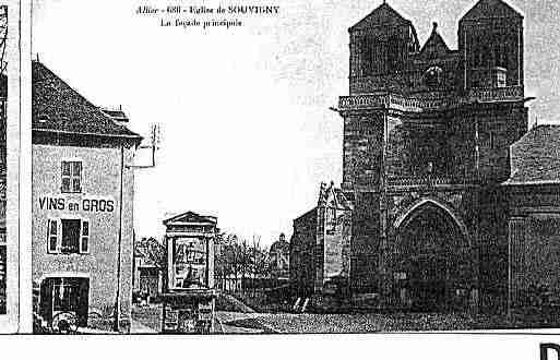 Ville de SOUVIGNY Carte postale ancienne