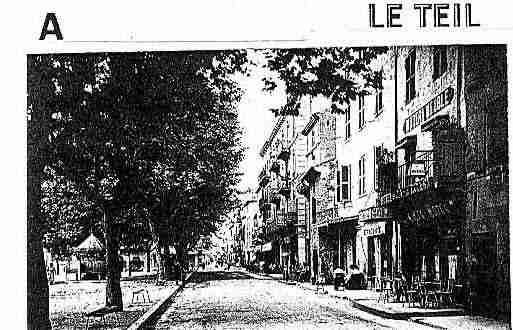 Ville de TEIL(LE) Carte postale ancienne