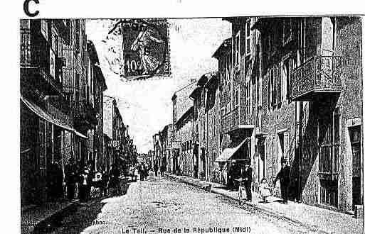 Ville de TEIL(LE) Carte postale ancienne