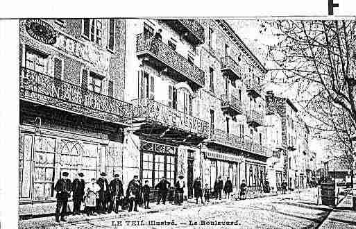 Ville de TEIL(LE) Carte postale ancienne