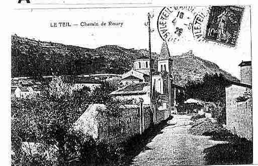 Ville de TEIL(LE) Carte postale ancienne