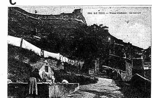 Ville de TEIL(LE) Carte postale ancienne