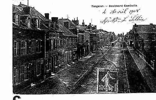 Ville de TERGNIER Carte postale ancienne