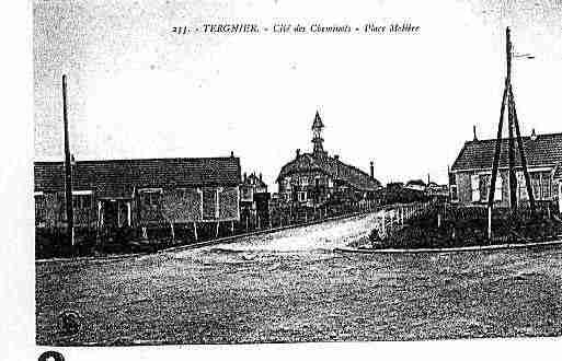 Ville de TERGNIER Carte postale ancienne