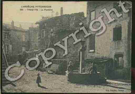 Ville de THUEYTS Carte postale ancienne