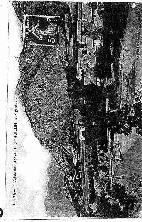Ville de THUILES(LES) Carte postale ancienne